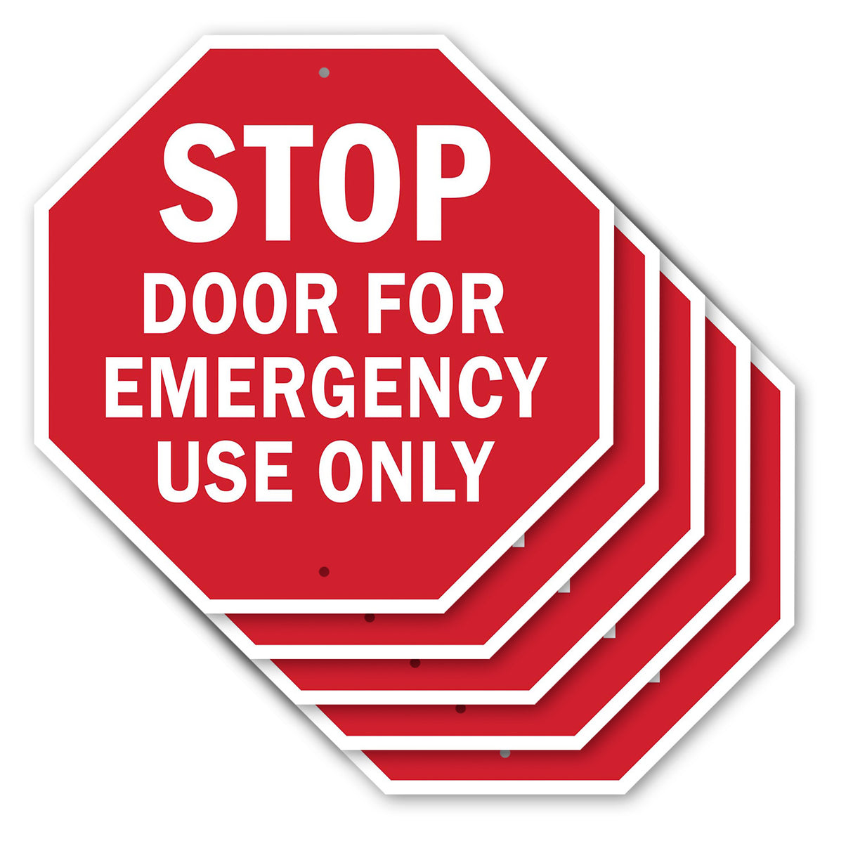 Stop Door for Emergency Use Only