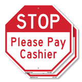 Stop Please Pay Cashier