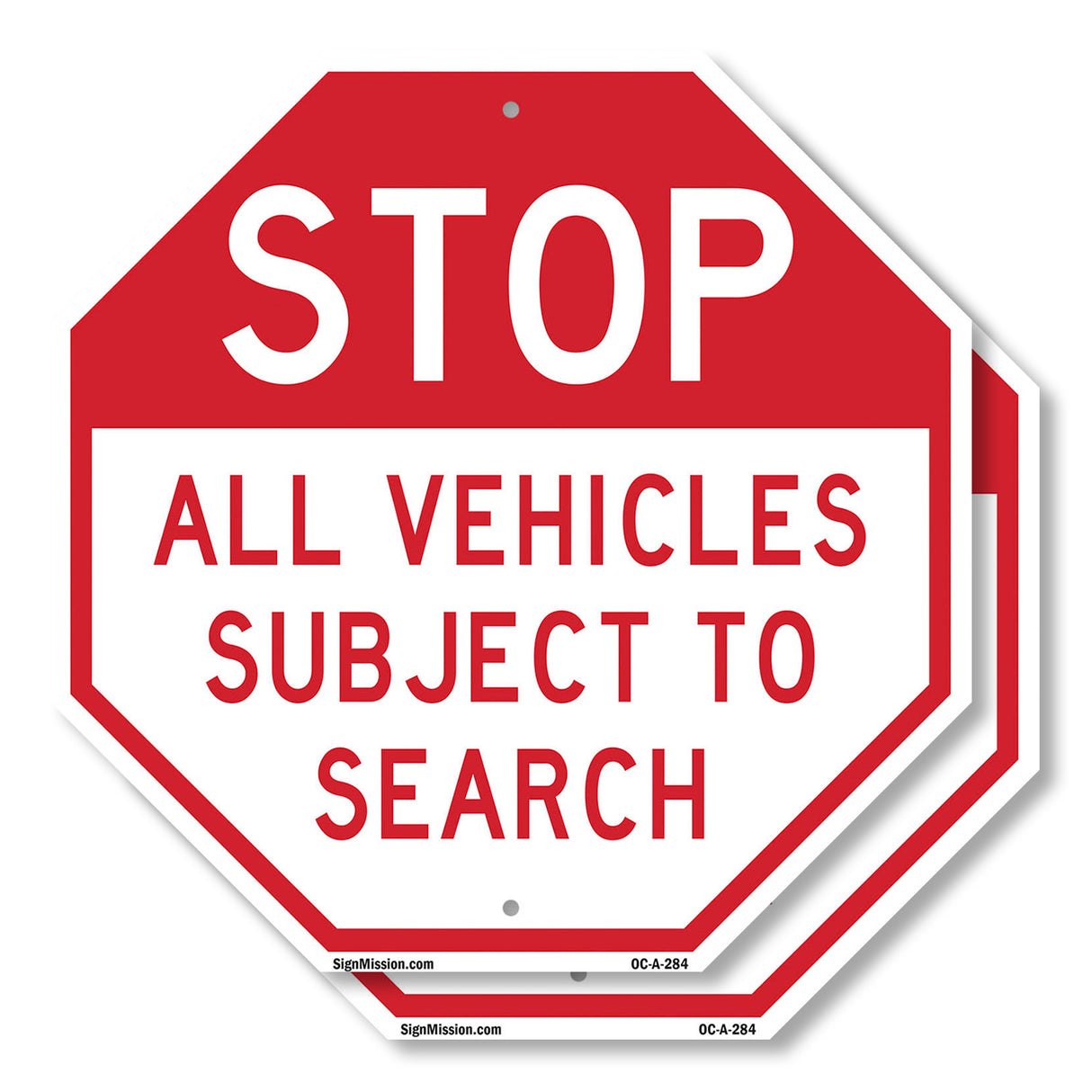 Stop All Vehicles Subject to Search