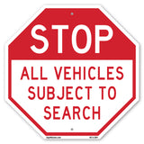 Stop All Vehicles Subject to Search