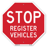 Stop Register Vehicles