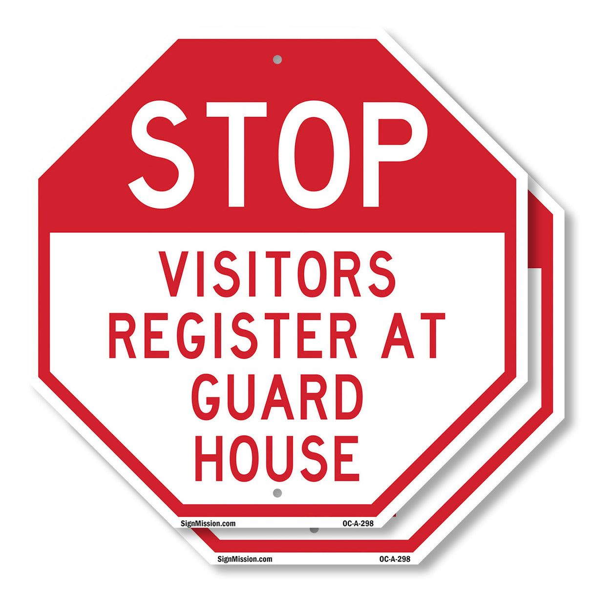 Stop Visitors Register at Guard House