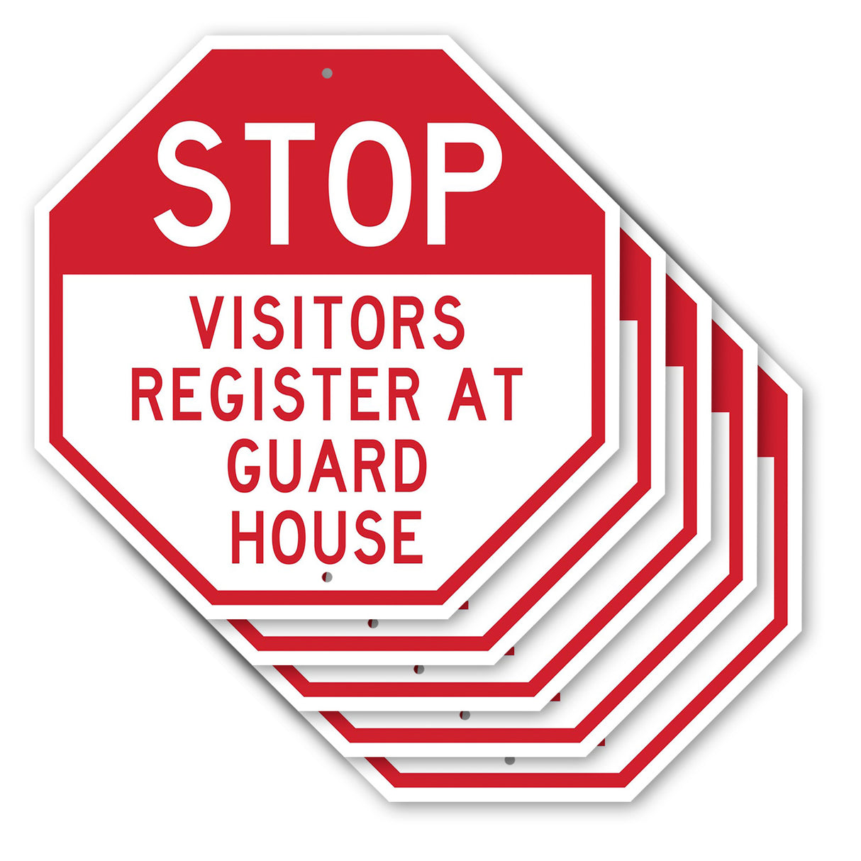 Stop Visitors Register at Guard House