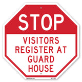 Stop Visitors Register at Guard House