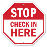Stop Check in Here