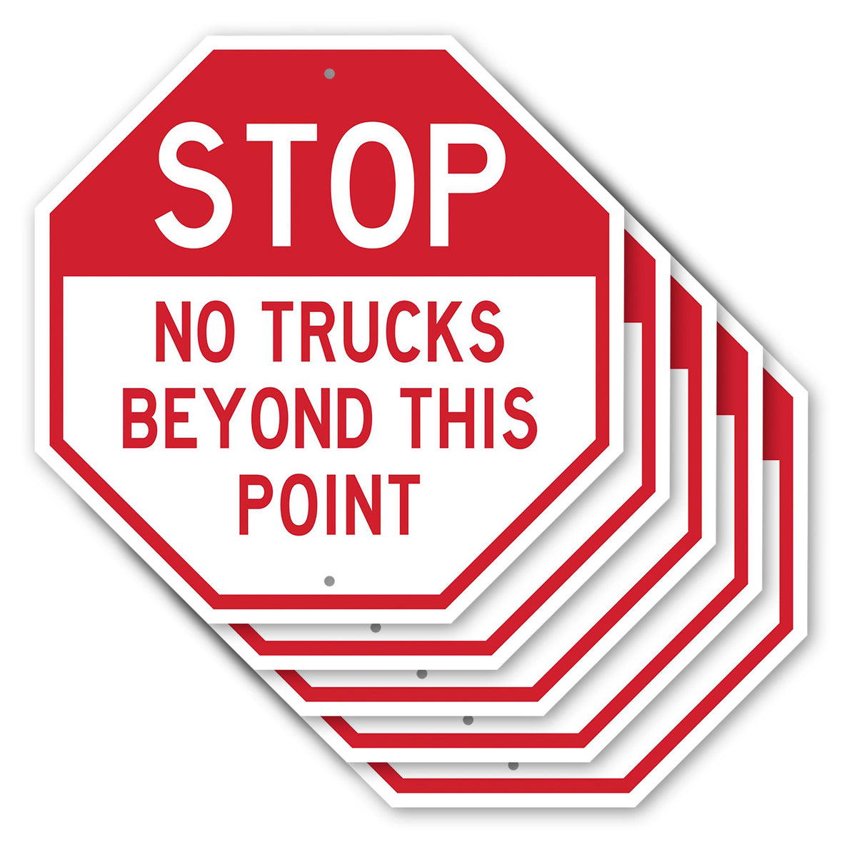 Stop No Trucks Beyond This Point