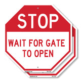 Stop Wait for Gate to Open