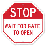 Stop Wait for Gate to Open