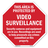 This Area Is Protected by Video Surveillance Security Cameras and Equipment Are in Use. Recordings Are
