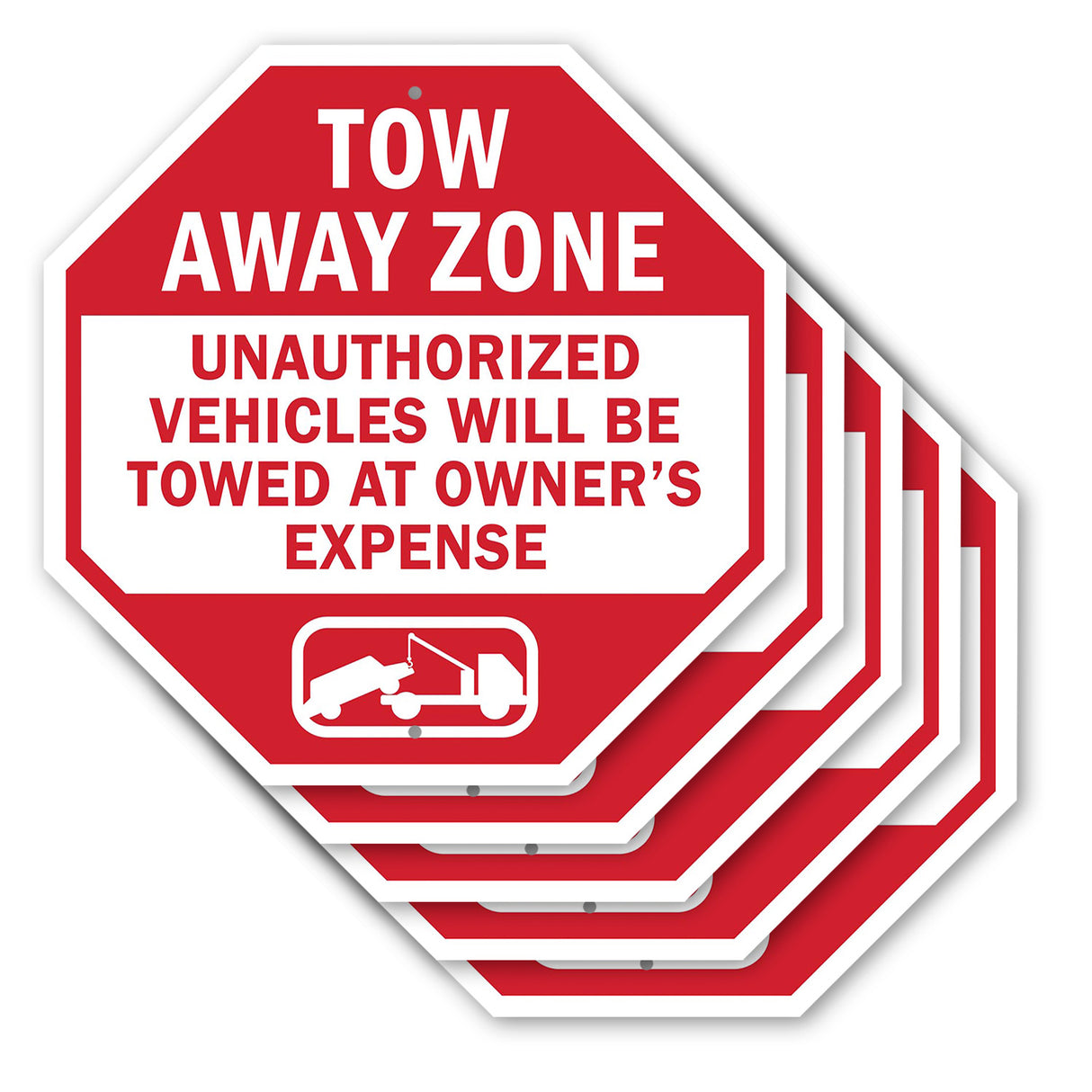 Tow Away Zone Unauthorized Vehicles Will Be Towed at Owner's Expense