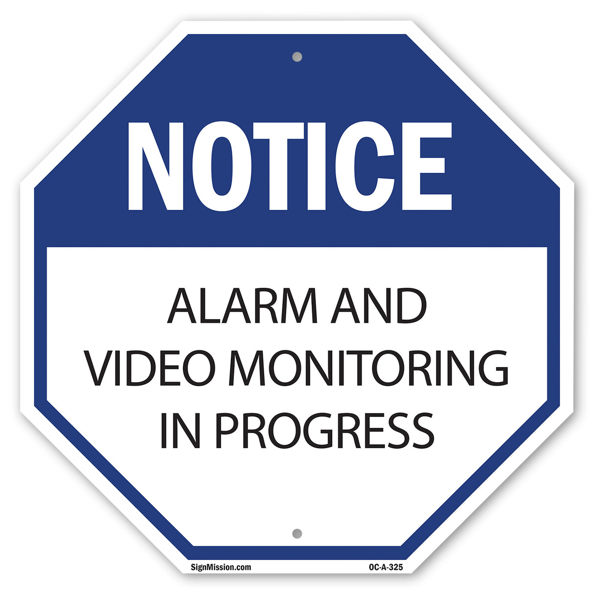 Notice Alarm and Video Monitoring in Progress