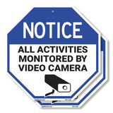 Notice All Activities Monitored by Video Camera