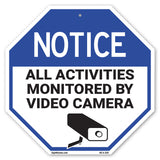 Notice All Activities Monitored by Video Camera