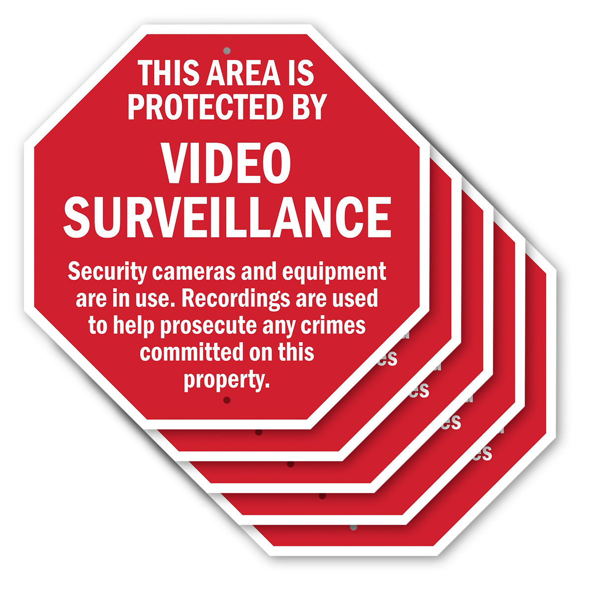 This Area Is Protected by Video Surveillance Security Cameras and Equipment Are in Use. Recordings Are