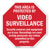This Area Is Protected by Video Surveillance Security Cameras and Equipment Are in Use. Recordings Are