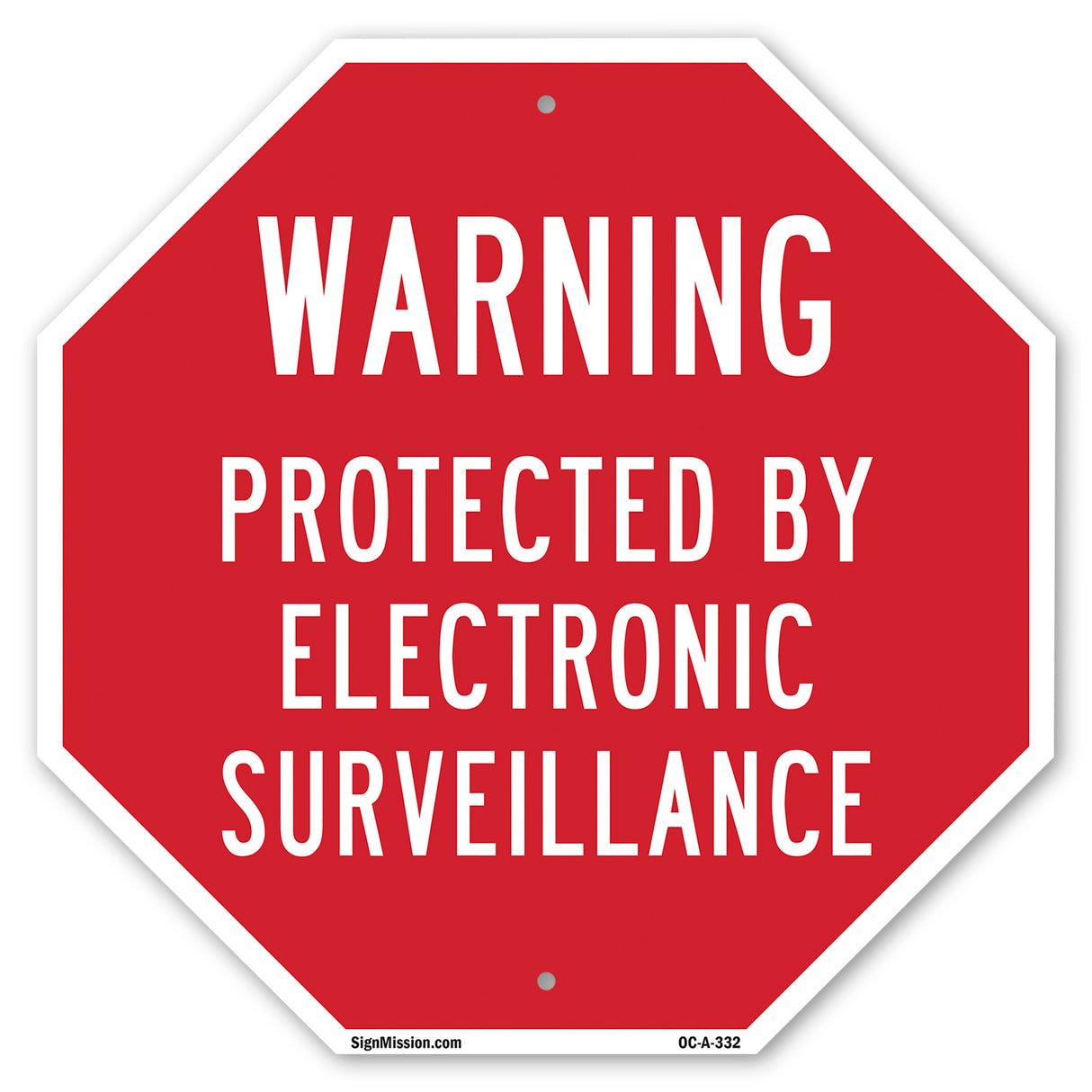 Warning Protected by Electronic Surveillance