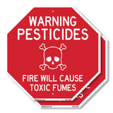 Warning Pesticides Fire Will Cause Toxic Fumes