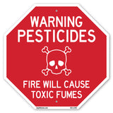 Warning Pesticides Fire Will Cause Toxic Fumes