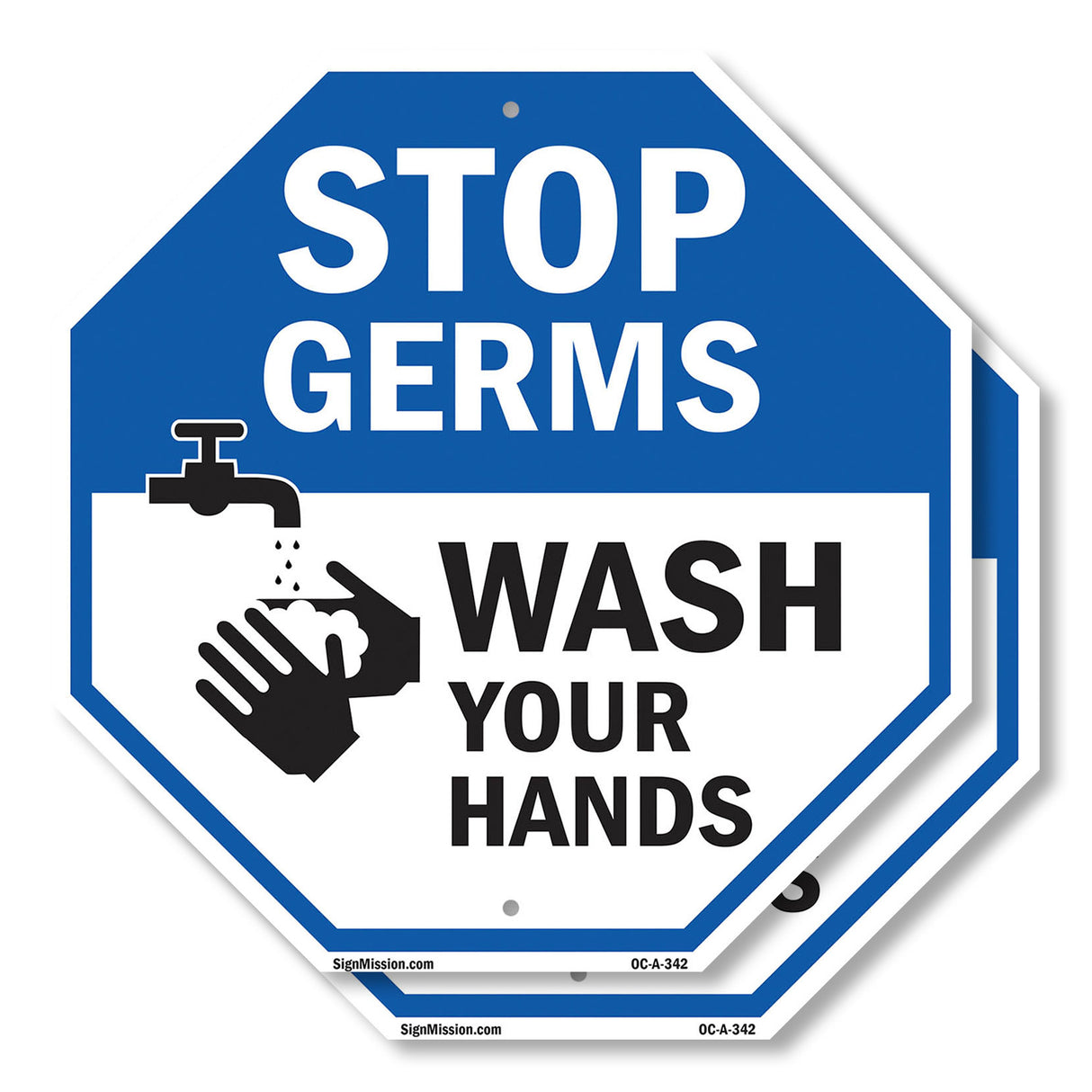 Stop Germs Wash Your Hands