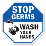 Stop Germs Wash Your Hands