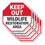 Keep Out Wildlife Restoration Area