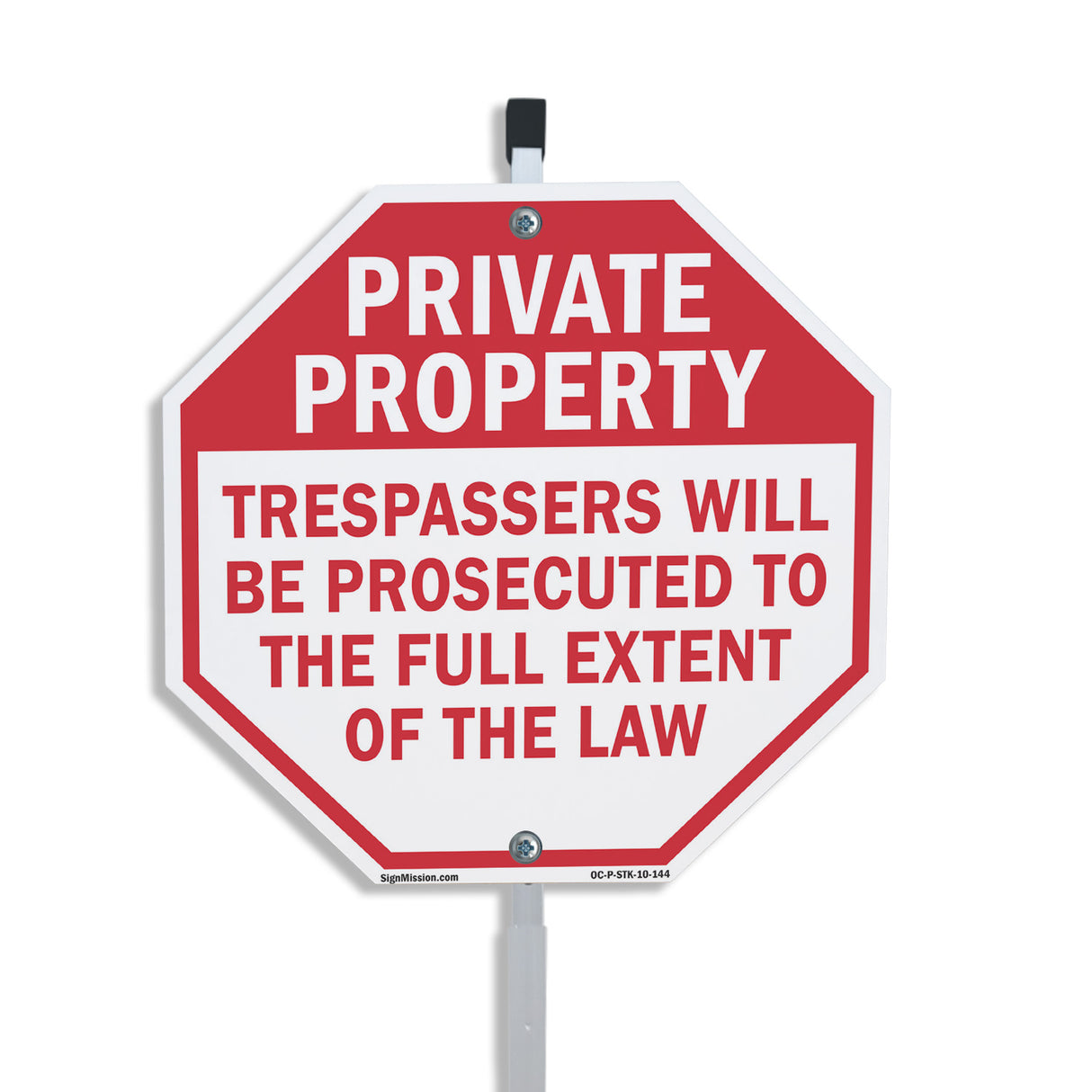 Private Property Trespassers Will Be Prosecuted to The Full Extent of The Law