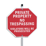 Private Property No Trespassing Violators Will Be Prosecuted