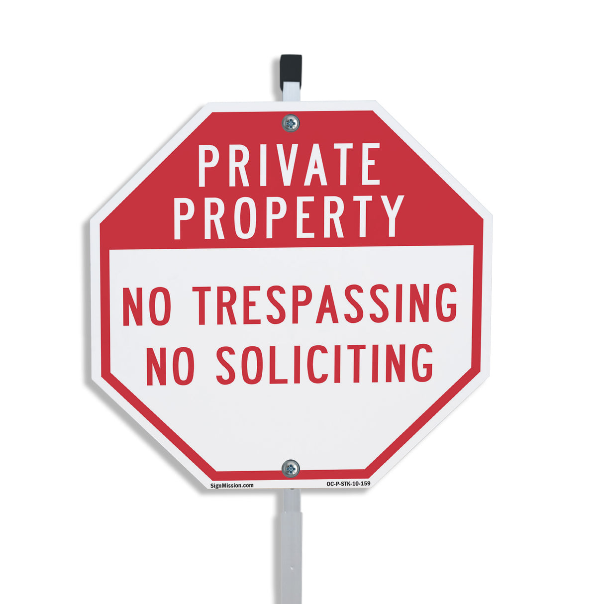 Private Property No Trespassing No Soliciting