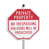 Private Property No Trespassing Violators Will Be Prosecuted