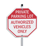 Private Parking Lot Authorized Vehicles Only