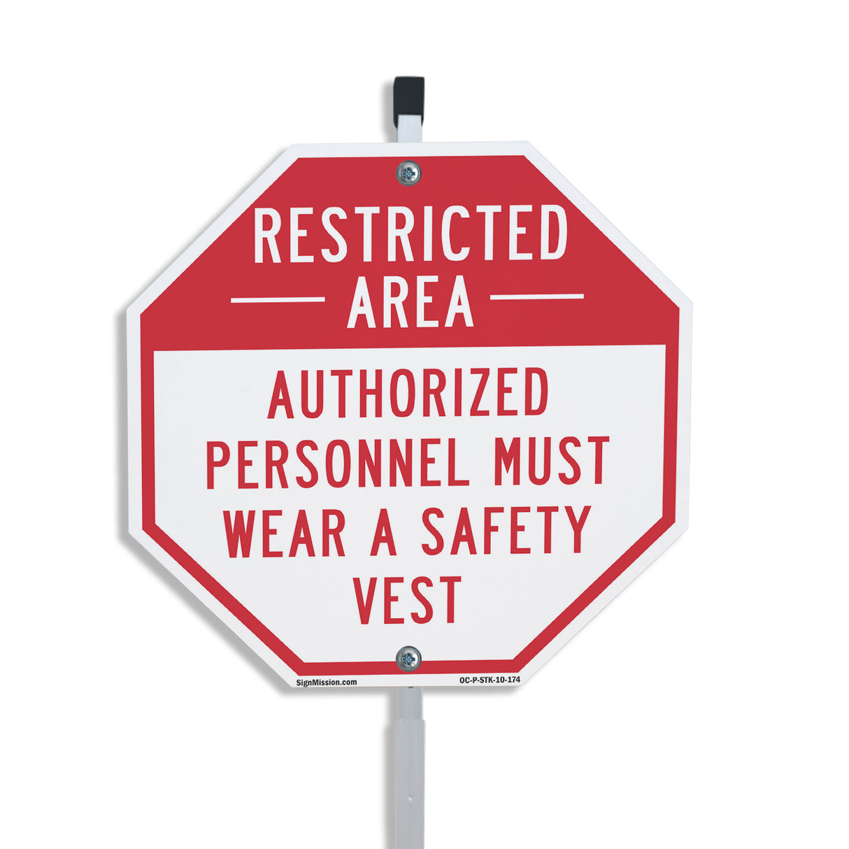 Restricted Area Authorized Personnel Must Wear a Safety Vest