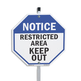 Notice Restricted Area Keep Out