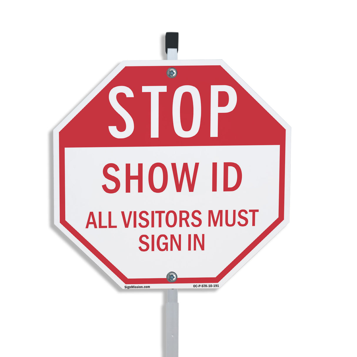 Stop Show Id All Visitors Must Sign In