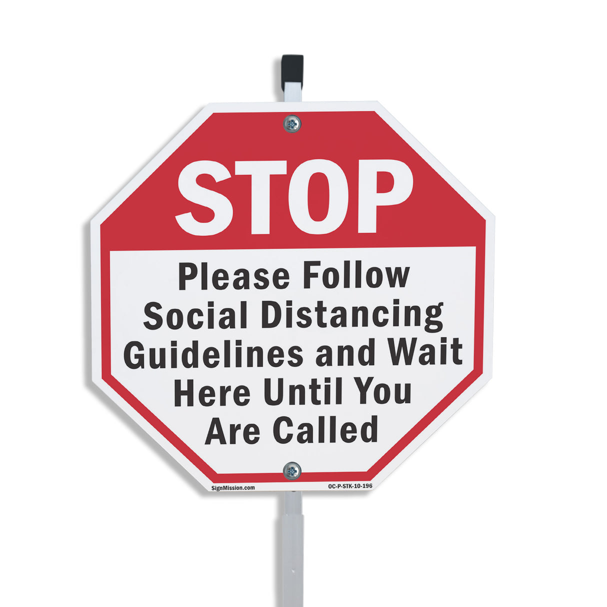 Stop Please Follow Social Distancing Guidelines and Wait Here Until You Are Called