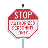 Stop Authorized Personnel Only