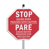 Stopsound Horn Proceed with Caution Pare Sonar Bocina Proceder Con Precaución