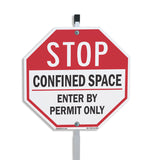 Stop Confined Space Enter by Permit Only