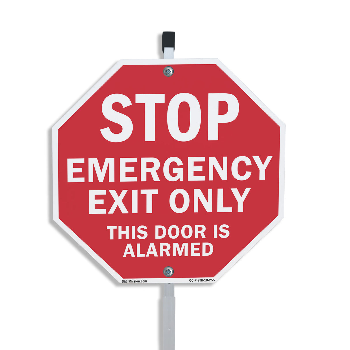 Stop Emergency Exit Only This Door Is Alarmed