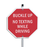Buckle Up No Texting While Driving