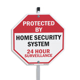 Protected By Home Security System 24 Hour Surveillance
