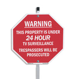 Warning This Property Is Under 24 Hour Tv Surveillance Trespassers Will Be Prosecuted