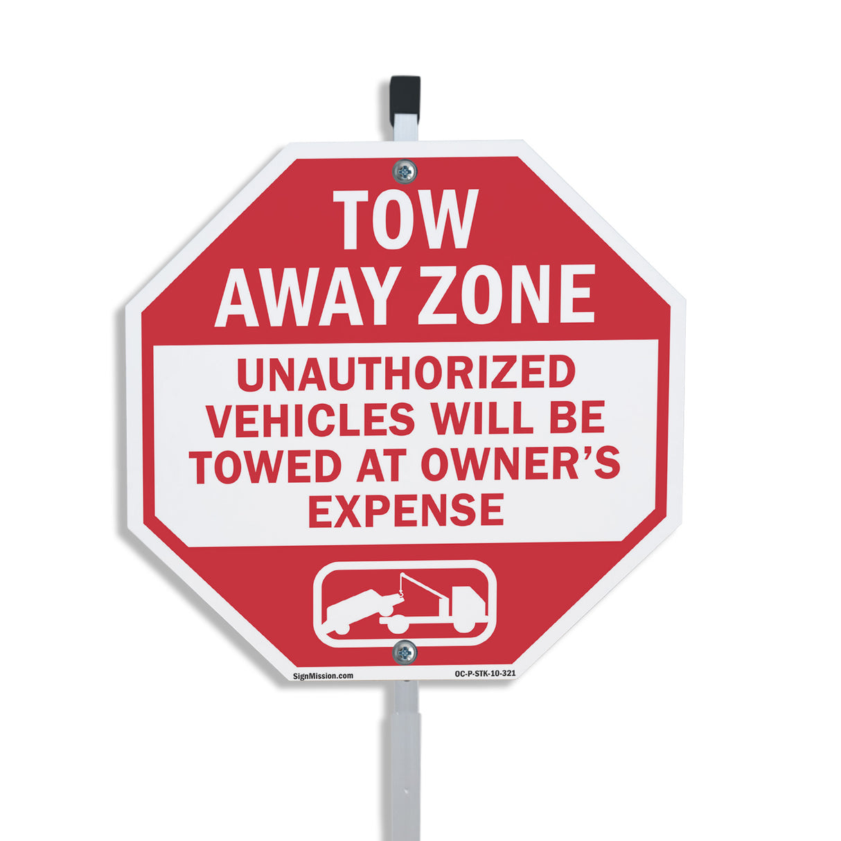 Tow Away Zone Unauthorized Vehicles Will Be Towed at Owner's Expense