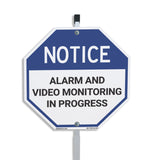 Notice Alarm and Video Monitoring in Progress