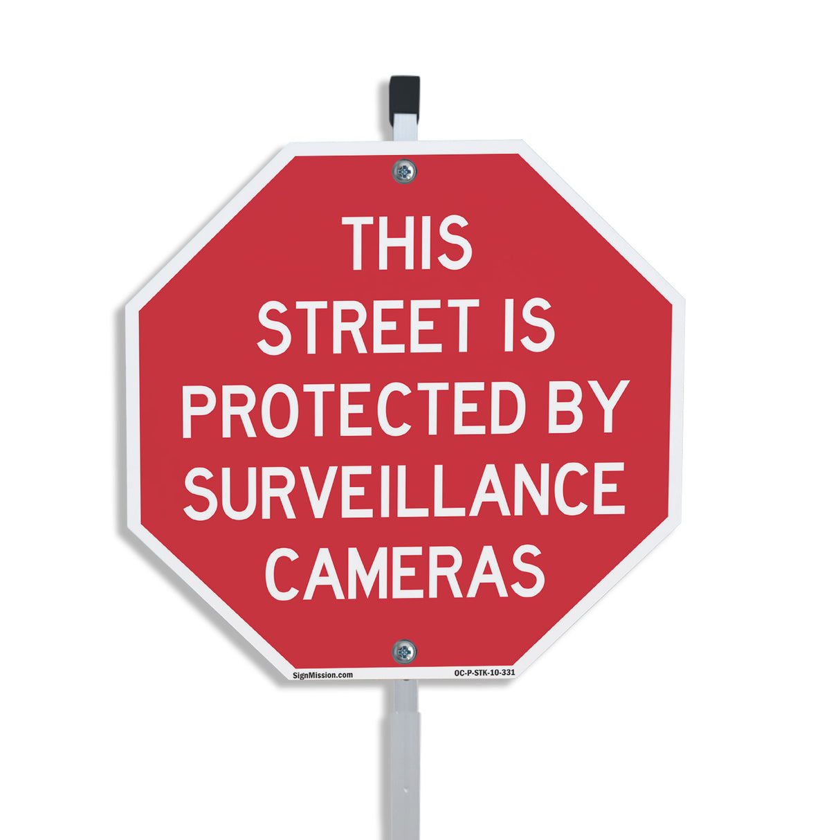This Street Is Protected by Surveillance Cameras
