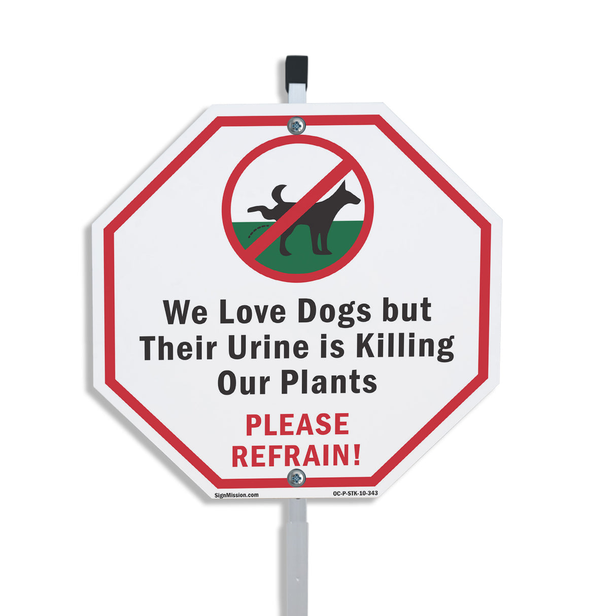 We Love Dogs but Their Urine Is Killing Our Plants Please Refrain!