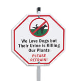 We Love Dogs but Their Urine Is Killing Our Plants Please Refrain!