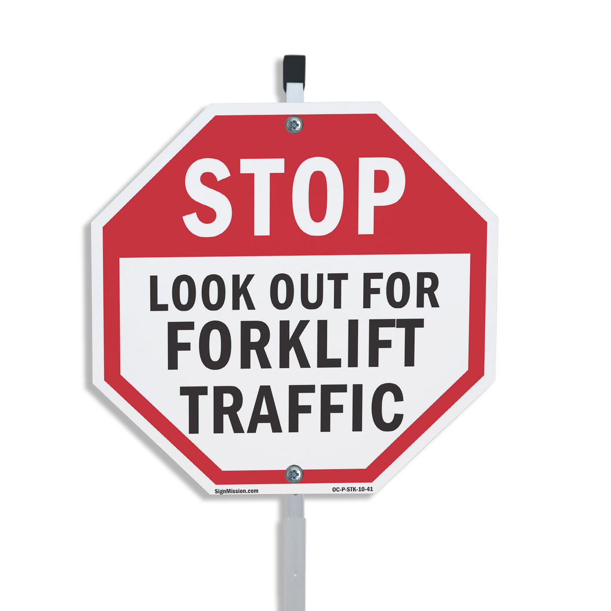 Stop Look Out for Forklift Traffic