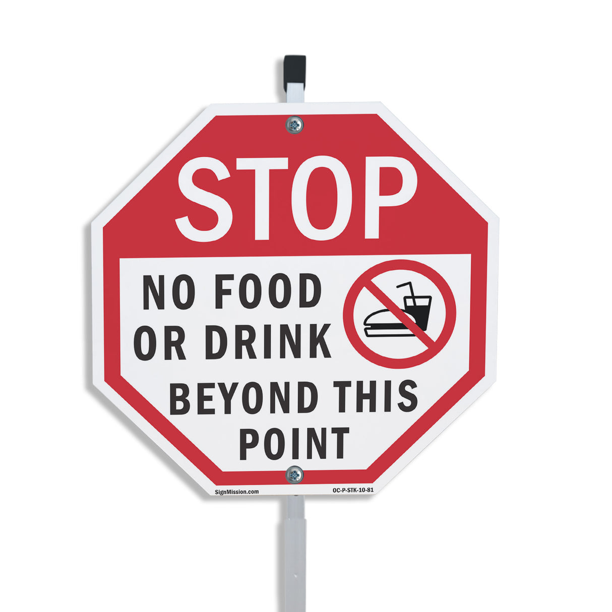 Stop No Food or Drink Beyond This Point