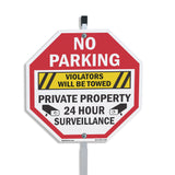 No Parking Violators Will Be Towed Private Property24 Hour Surveillance