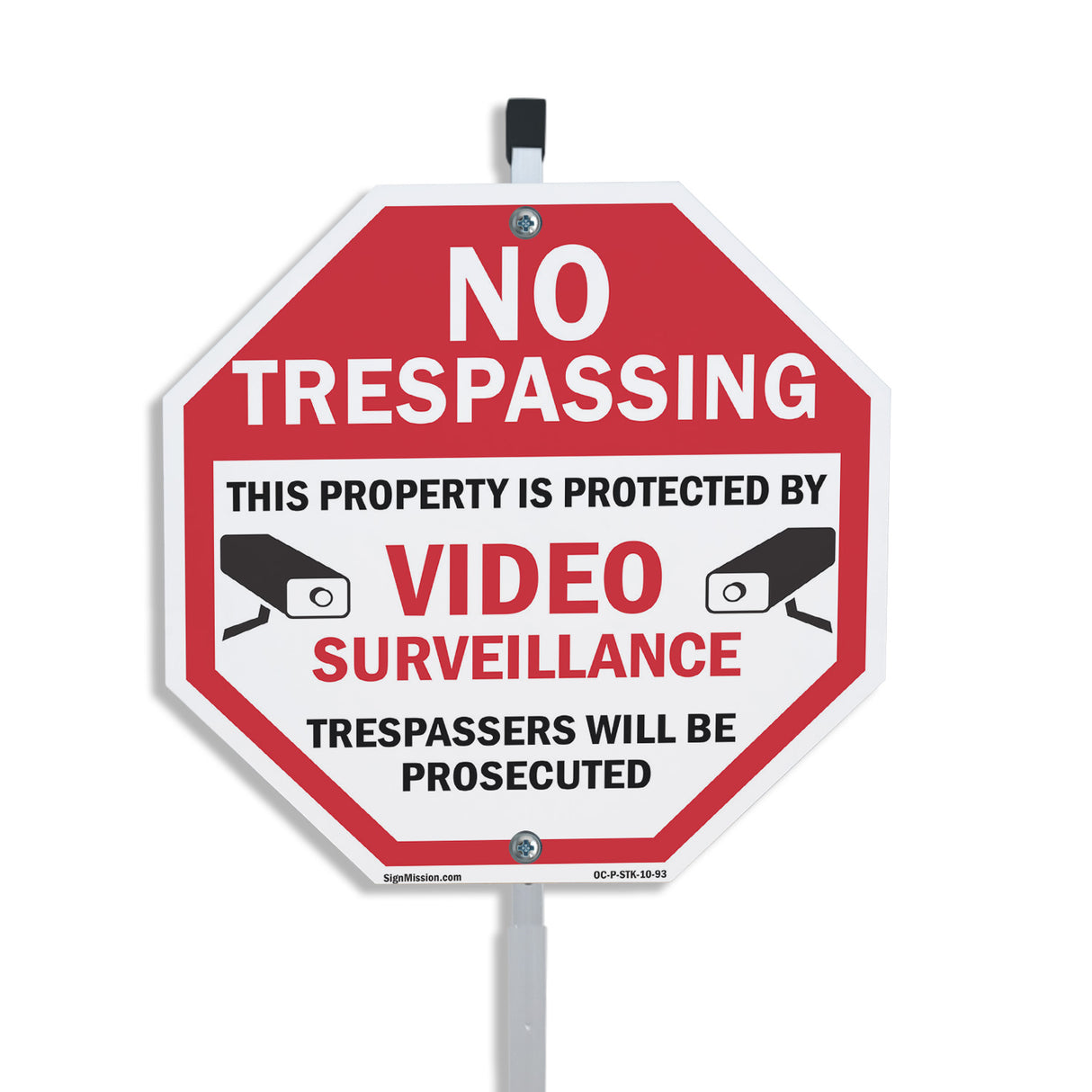 No Trespassing This Property Is Protected by Video Surveillance Trespassers Will Be Prosecuted
